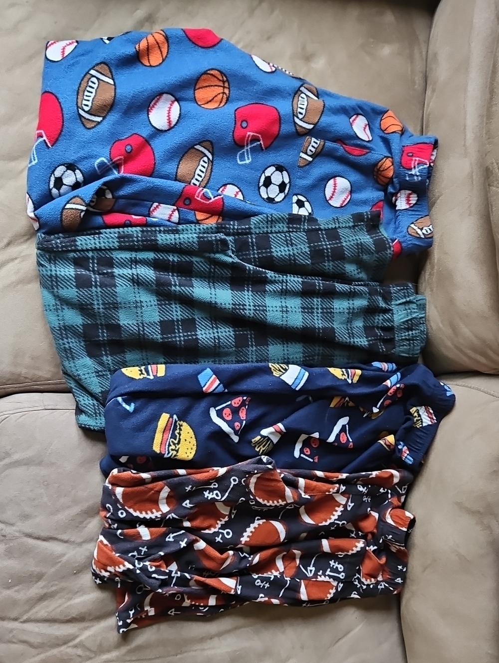 Pajama Pants XL Boys 18-20 Lot 4 Pair